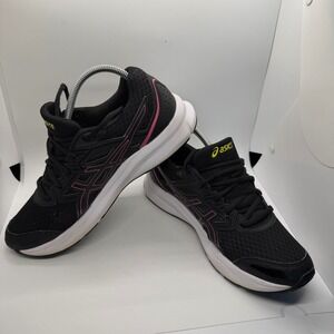 ASICS JOLT 3 Women's Black Pink Running Shoes Athletic Sneakers Size 9.5 Gel
